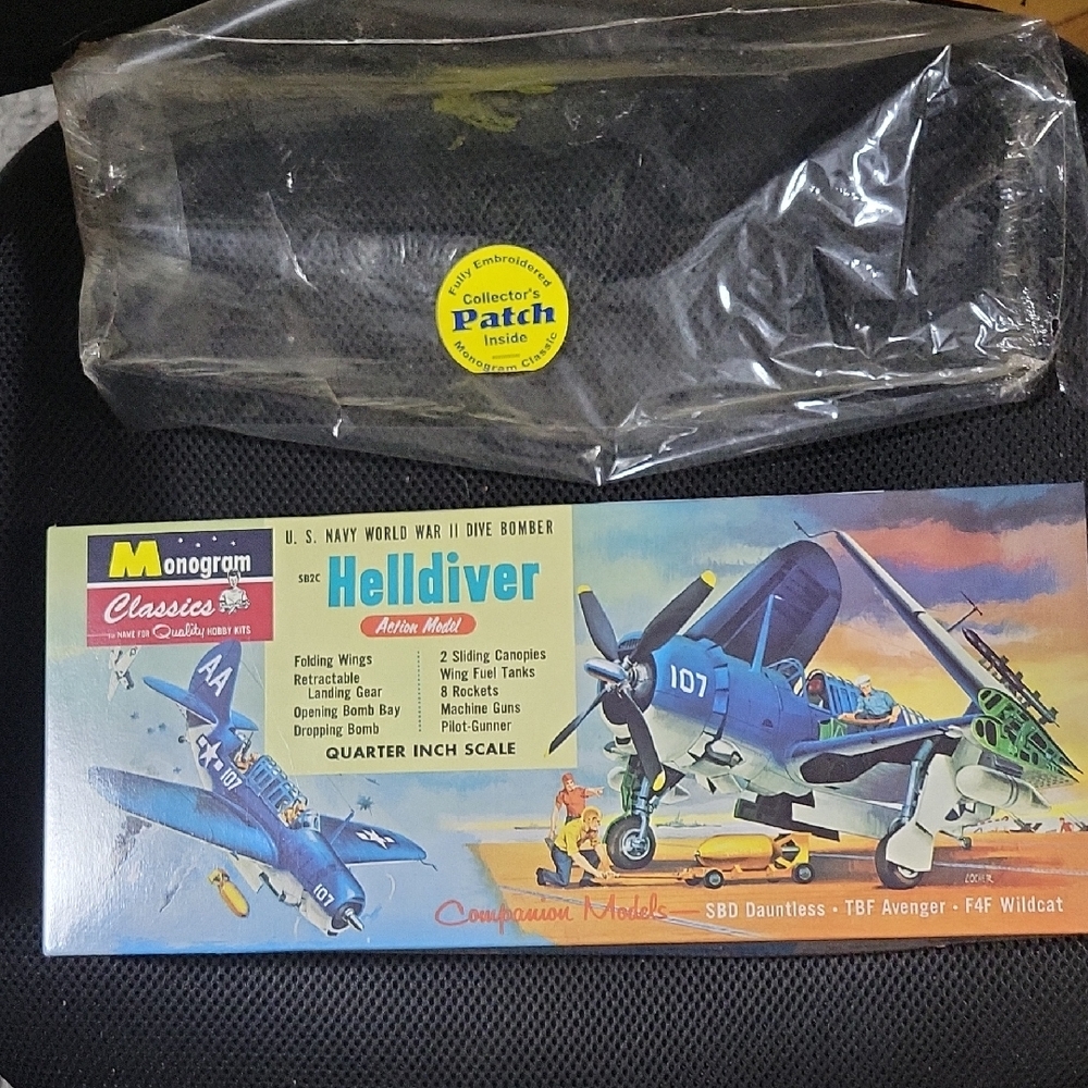 Vintage Monogram Classics Helldiver Model Kit – Blue NEW